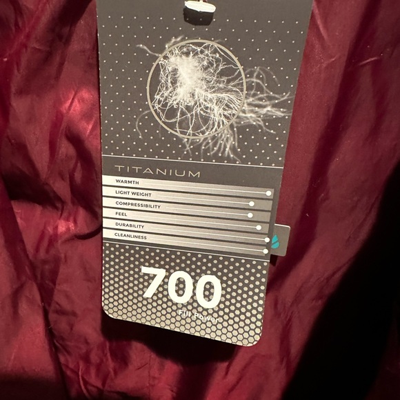 NWT Lands End 2X packable down jacket - Picture 4 of 13